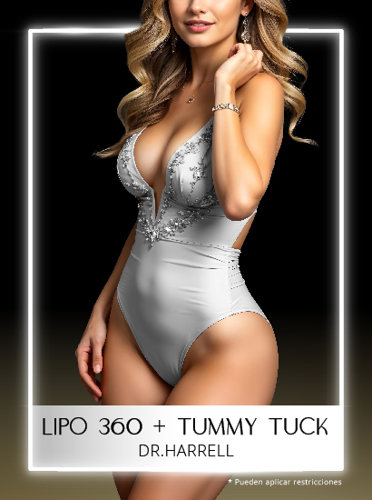 Tummy Tuck más Liposucción 360 con el Dr Harrell