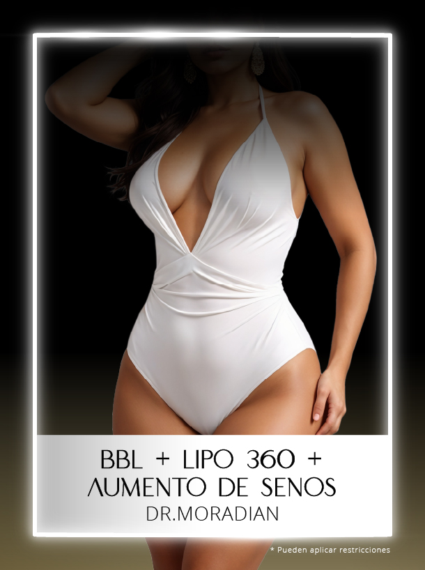 BBL más Levantamiento de Senos con el Dr Moradian