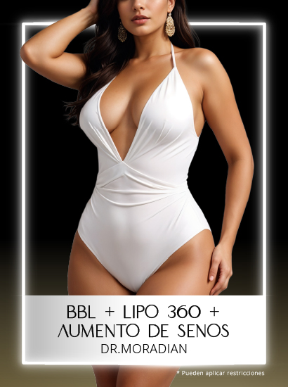 BBL más Levantamiento de Senos con el Dr Moradian